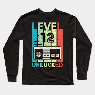 Level 12 Video 12th Birthday Long Sleeve T-Shirt